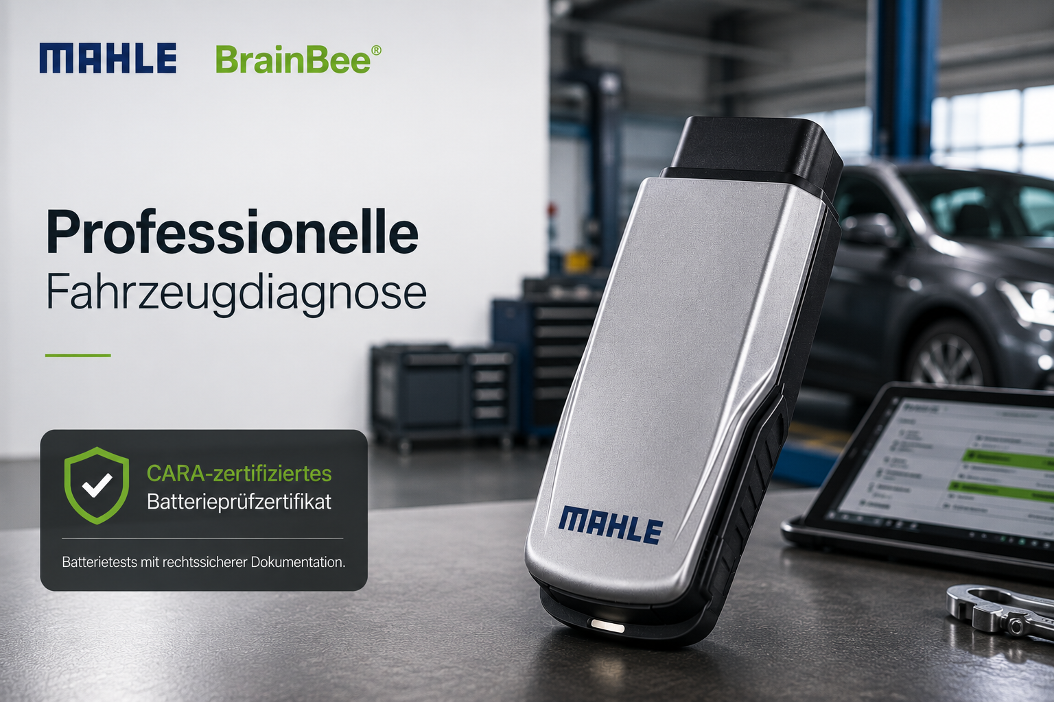 BRAIN BEE CONNEX 2 Smart – VCI-Diagnosegerät für Tablet und PC
