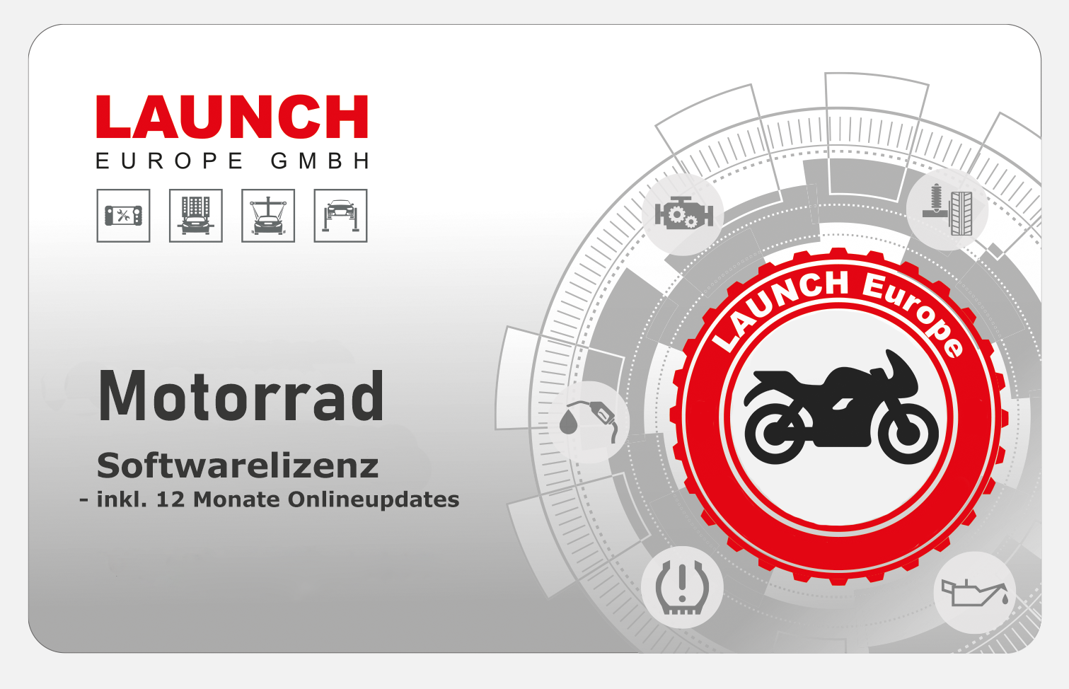 Erweiterungssoftware Motorrad mit Adapterkabel-Set
