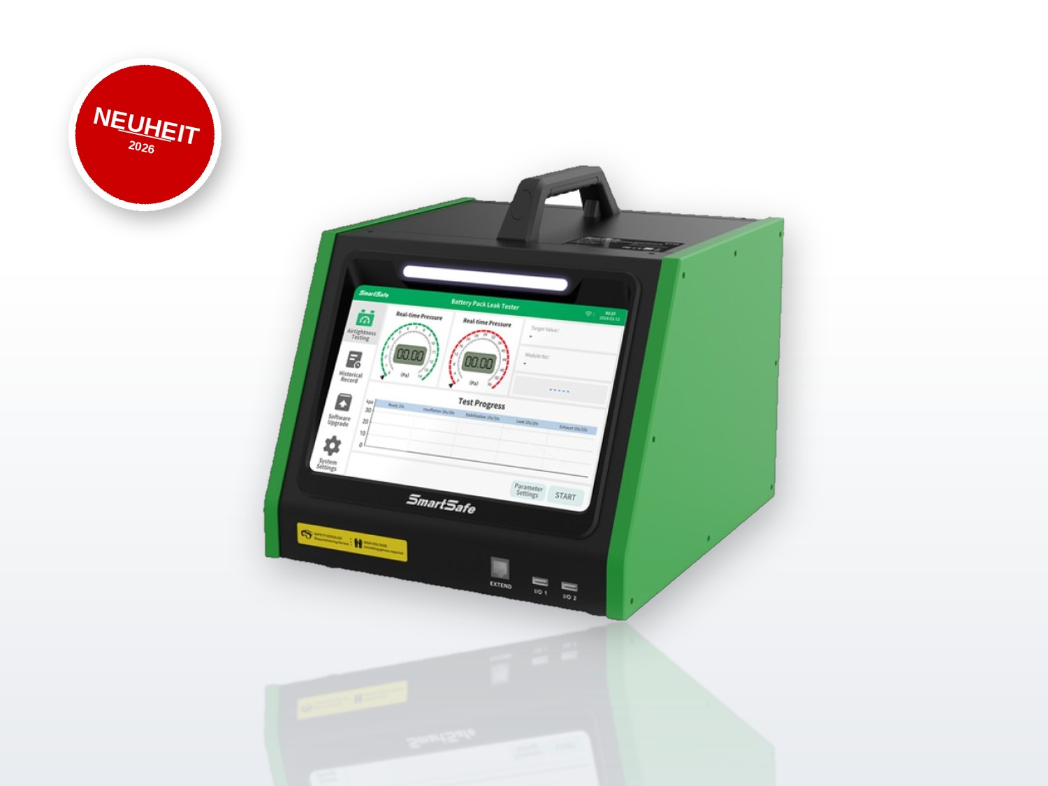 SmartSafe ET30 – Dichtheitsprüfgerät für EV-Batteriepacks