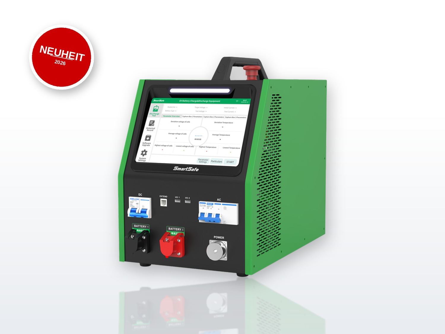 SmartSafe EP401 – Lade- & Entladegerät für EV-Batteriemodule